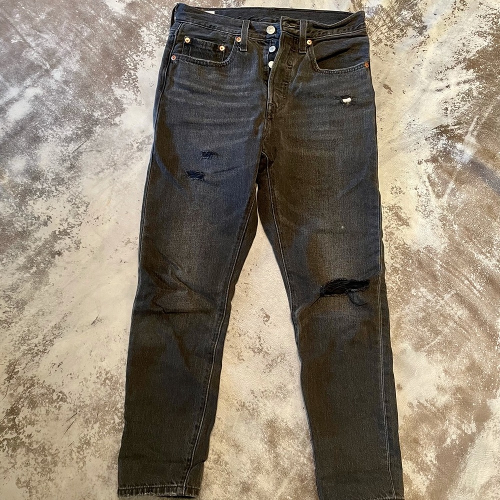 501 Ripped High Waist Skinny Jeans
LEVI'S